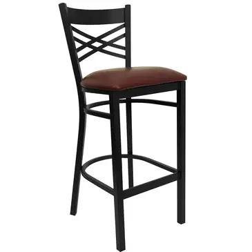 Flash Furniture XU-6F8BXBK-BAR-BURV-GG Bar Stool, Indoor