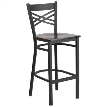 Flash Furniture XU-6F8BXBK-BAR-WALW-GG Bar Stool, Indoor