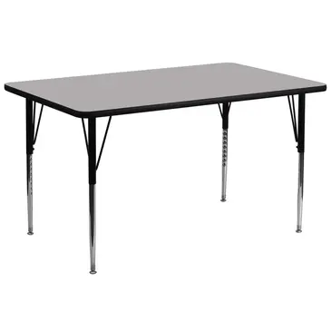 Flash Furniture XU-A3072-REC-GY-T-A-GG Table, Indoor, Activity