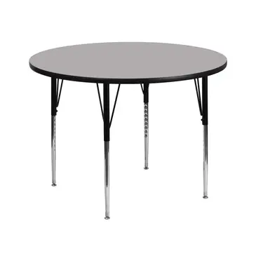 Flash Furniture XU-A42-RND-GY-H-A-GG Table, Indoor, Activity