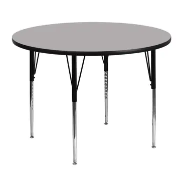 Flash Furniture XU-A48-RND-GY-T-A-GG Table, Indoor, Activity