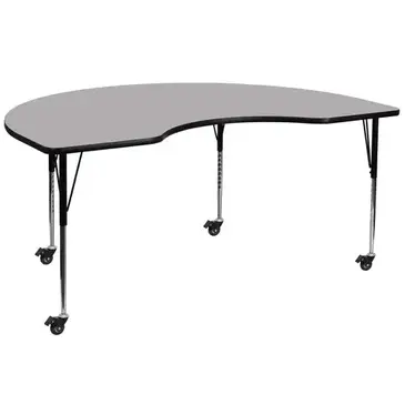 Flash Furniture XU-A4872-KIDNY-GY-T-A-CAS-GG Table, Indoor, Activity