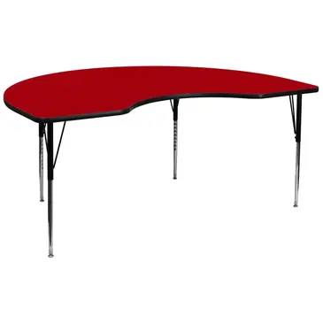 Flash Furniture XU-A4896-KIDNY-RED-T-A-GG Table, Indoor, Activity