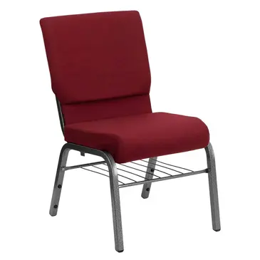 Flash Furniture XU-CH-60096-BY-SILV-BAS-GG Chair, Side, Stacking, Indoor