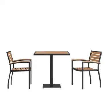 Flash Furniture XU-DG-104560062-GG Chair & Table Set, Outdoor