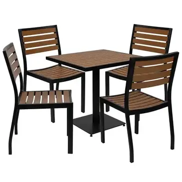Flash Furniture XU-DG-10456036-GG Chair & Table Set, Outdoor