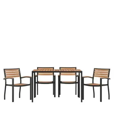Flash Furniture XU-DG-304860064-GG Chair & Table Set, Outdoor