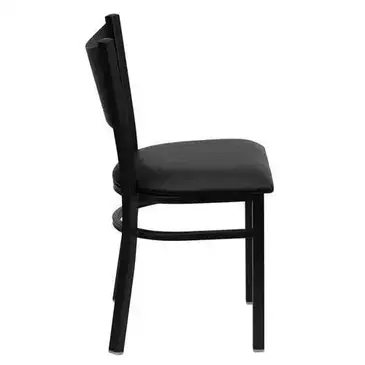 Flash Furniture XU-DG-60099-COF-BLKV-GG Chair, Side, Indoor