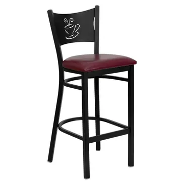 Flash Furniture XU-DG-60114-COF-BAR-BURV-GG Bar Stool, Indoor