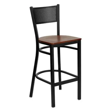 Flash Furniture XU-DG-60116-GRD-BAR-CHYW-GG Bar Stool, Indoor