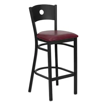 Flash Furniture XU-DG-60120-CIR-BAR-BURV-GG Bar Stool, Indoor