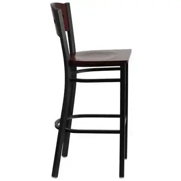 Flash Furniture XU-DG-60515-MAH-BAR-MTL-GG Bar Stool, Indoor