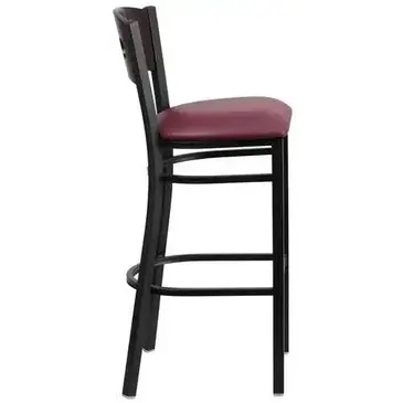 Flash Furniture XU-DG-60516-WAL-BAR-BURV-GG Bar Stool, Indoor