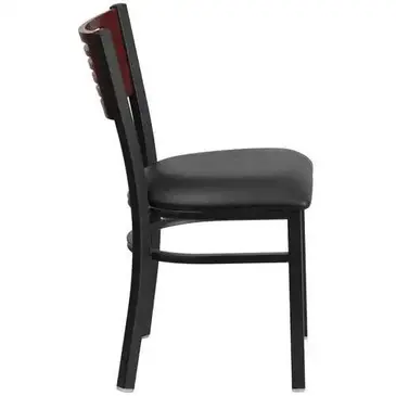 Flash Furniture XU-DG-6G5B-MAH-BLKV-GG Chair, Side, Indoor