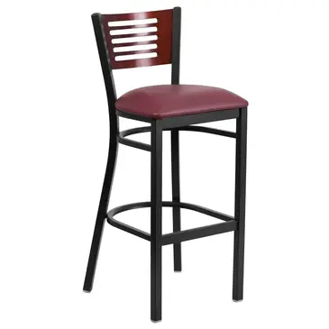 Flash Furniture XU-DG-6H1B-MAH-BAR-BURV-GG Bar Stool, Indoor