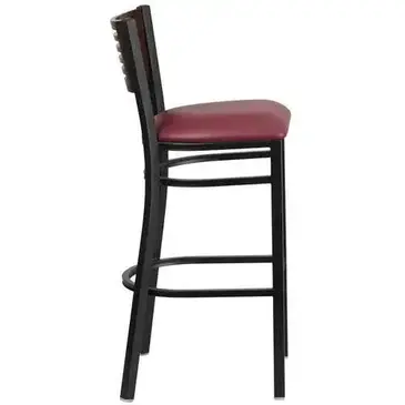 Flash Furniture XU-DG-6H1B-WAL-BAR-BURV-GG Bar Stool, Indoor