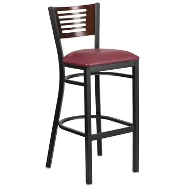 Flash Furniture XU-DG-6H1B-WAL-BAR-BURV-GG Bar Stool, Indoor