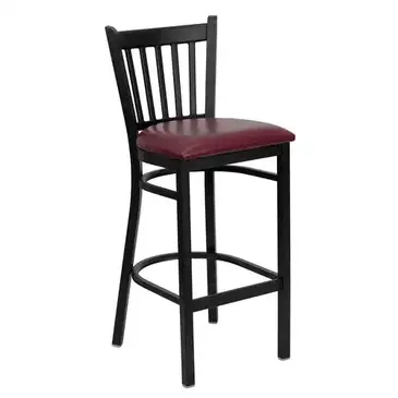 Flash Furniture XU-DG-6R6B-VRT-BAR-BURV-GG Bar Stool, Indoor