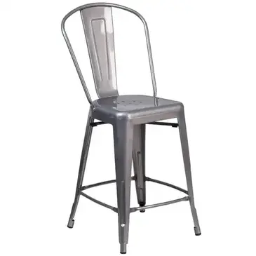 Flash Furniture XU-DG-TP001B-24-GG Bar Stool, Indoor