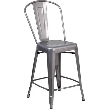 Flash Furniture XU-DG-TP001B-24-GG Bar Stool, Indoor