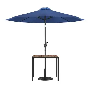 Flash Furniture XU-DG-UH8100-UB19BNV-GG Table, Outdoor