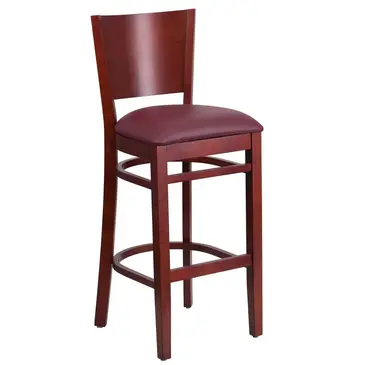 Flash Furniture XU-DG-W0094BAR-MAH-BURV-GG Bar Stool, Indoor