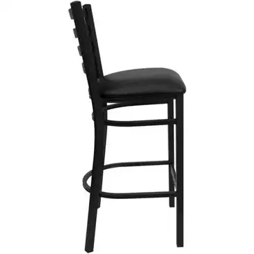 Flash Furniture XU-DG697BLAD-BAR-BLKV-GG Bar Stool, Indoor