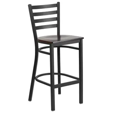 Flash Furniture XU-DG697BLAD-BAR-WALW-GG Bar Stool, Indoor