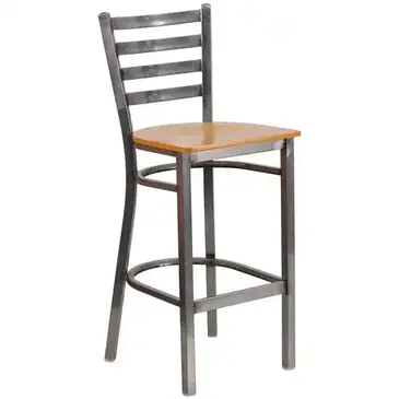 Flash Furniture XU-DG697BLAD-CLR-BAR-NATW-GG Bar Stool, Indoor