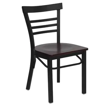 Flash Furniture XU-DG6Q6B1LAD-MAHW-GG Chair, Side, Indoor