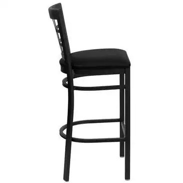 Flash Furniture XU-DG6R7BWIN-BAR-BLKV-GG Bar Stool, Indoor