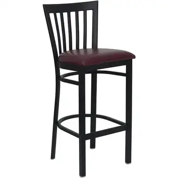 Flash Furniture XU-DG6R8BSCH-BAR-BURV-GG Bar Stool, Indoor