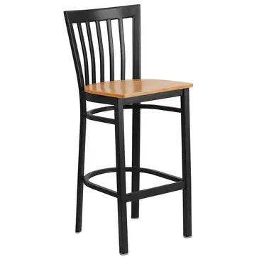 Flash Furniture XU-DG6R8BSCH-BAR-NATW-GG Bar Stool, Indoor