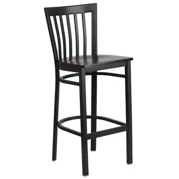 Flash Furniture XU-DG6R8BSCH-BAR-WALW-GG Bar Stool, Indoor