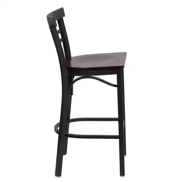 Flash Furniture XU-DG6R9BLAD-BAR-MAHW-GG Bar Stool, Indoor