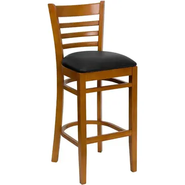 Flash Furniture XU-DGW0005BARLAD-CHY-BLKV-GG Bar Stool, Indoor