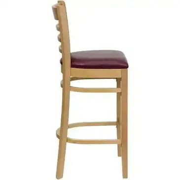 Flash Furniture XU-DGW0005BARLAD-NAT-BURV-GG Bar Stool, Indoor