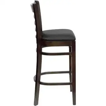 Flash Furniture XU-DGW0005BARLAD-WAL-BLKV-GG Bar Stool, Indoor