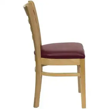 Flash Furniture XU-DGW0005LAD-NAT-BURV-GG Chair, Side, Indoor