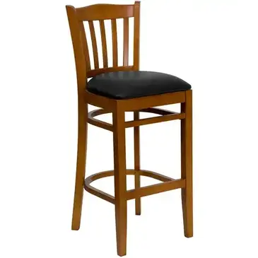 Flash Furniture XU-DGW0008BARVRT-CHY-BLKV-GG Bar Stool, Indoor