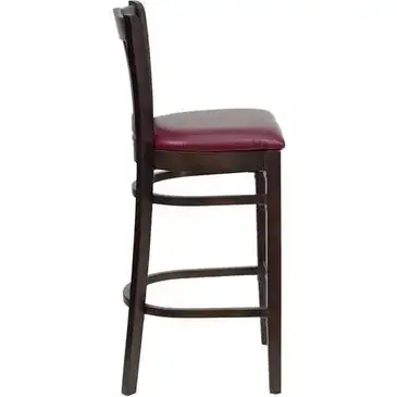 Flash Furniture XU-DGW0008BARVRT-WAL-BURV-GG Bar Stool, Indoor