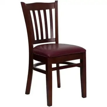 Flash Furniture XU-DGW0008VRT-MAH-BURV-GG Chair, Side, Indoor