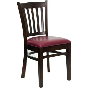 Flash Furniture XU-DGW0008VRT-WAL-BURV-GG Chair, Side, Indoor