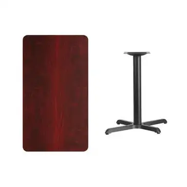 Flash Furniture XU-MAHTB-2442-T2230-GG Table, Indoor, Dining Height