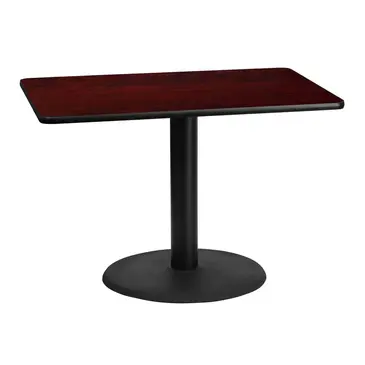 Flash Furniture XU-MAHTB-3042-TR24-GG Table, Indoor, Dining Height