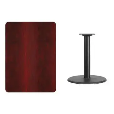 Flash Furniture XU-MAHTB-3042-TR24-GG Table, Indoor, Dining Height