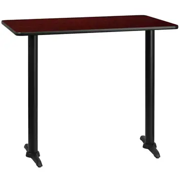 Flash Furniture XU-MAHTB-3048-T0522B-GG Table, Indoor, Bar Height