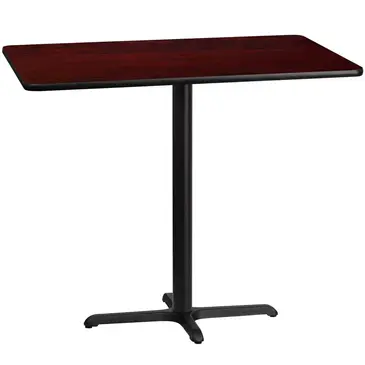 Flash Furniture XU-MAHTB-3048-T2230B-GG Table, Indoor, Bar Height