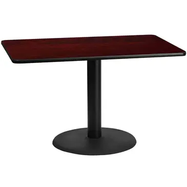 Flash Furniture XU-MAHTB-3048-TR24-GG Table, Indoor, Dining Height
