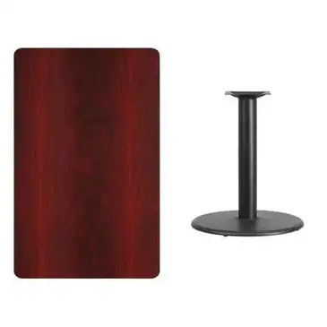Flash Furniture XU-MAHTB-3048-TR24-GG Table, Indoor, Dining Height